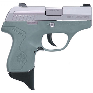 Beretta Pico .380 ACP 2.7" Barrel Fixed Sights INOX Finish/Grey Polymer Frame