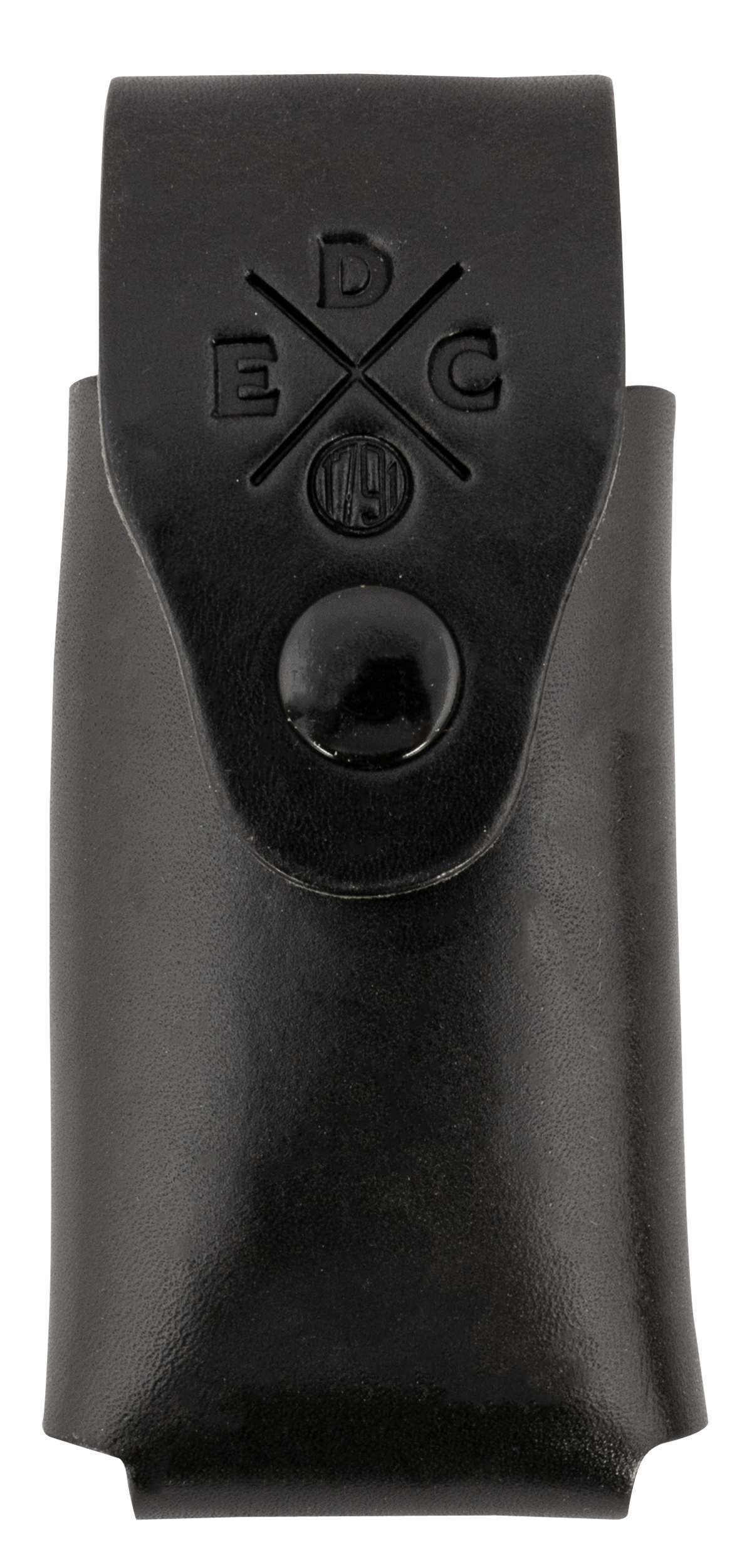 1791 Gunleather EDC Heavy Duty Easy Slide Black Leather Holster HDESSLSBLKA