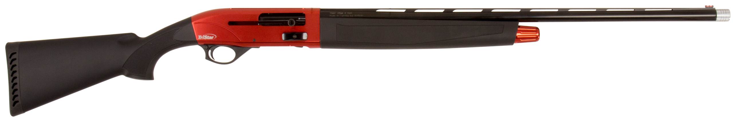 TriStar 24161 Viper G2 Youth 20 Gauge 26" 5+1 3" Red Anodized Rec Black Stock Right Hand Includes 3 Extended MobilChoke