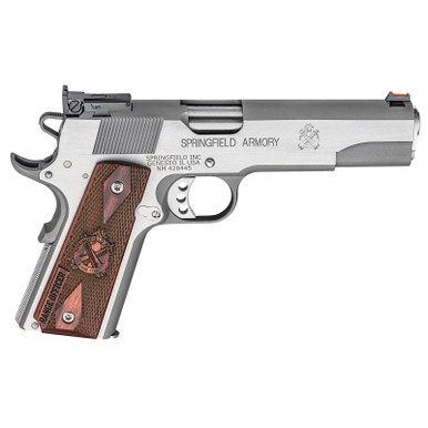 Springfield 1911 45 ACP 5" 7rd Cocobolo Grips Stainless Steel