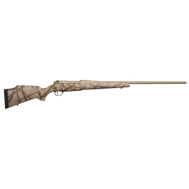 Weatherby Mark V Outfitter Bolt 300 Weatherby Magnum 28" Barrel Carbon Fiber Desert Camo Black Web Stock Flat Dark Earth Cerakote 3rd