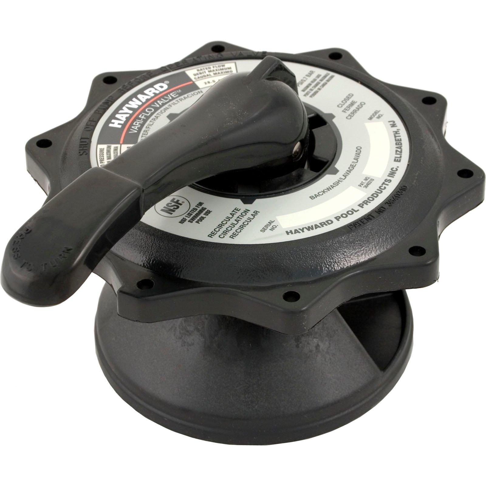 Hayward - Hayward Lid Assembly SP0715 2" Vari-Flo Valve, Black