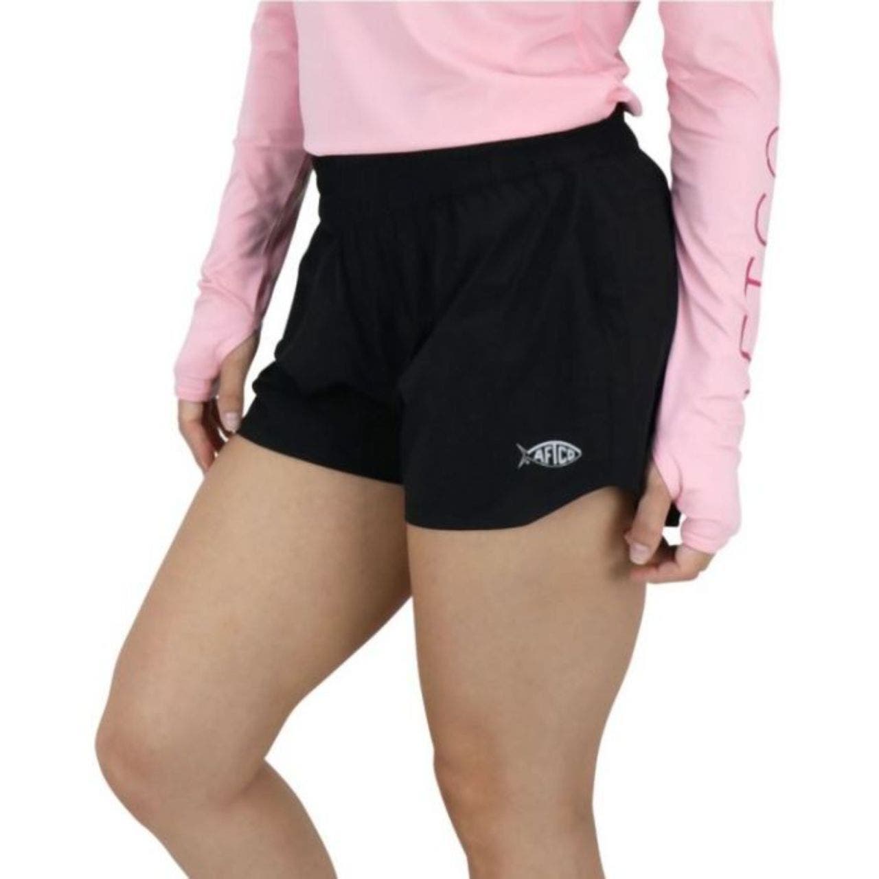 Aftco Women’s Reel 3” Boardshorts - Black