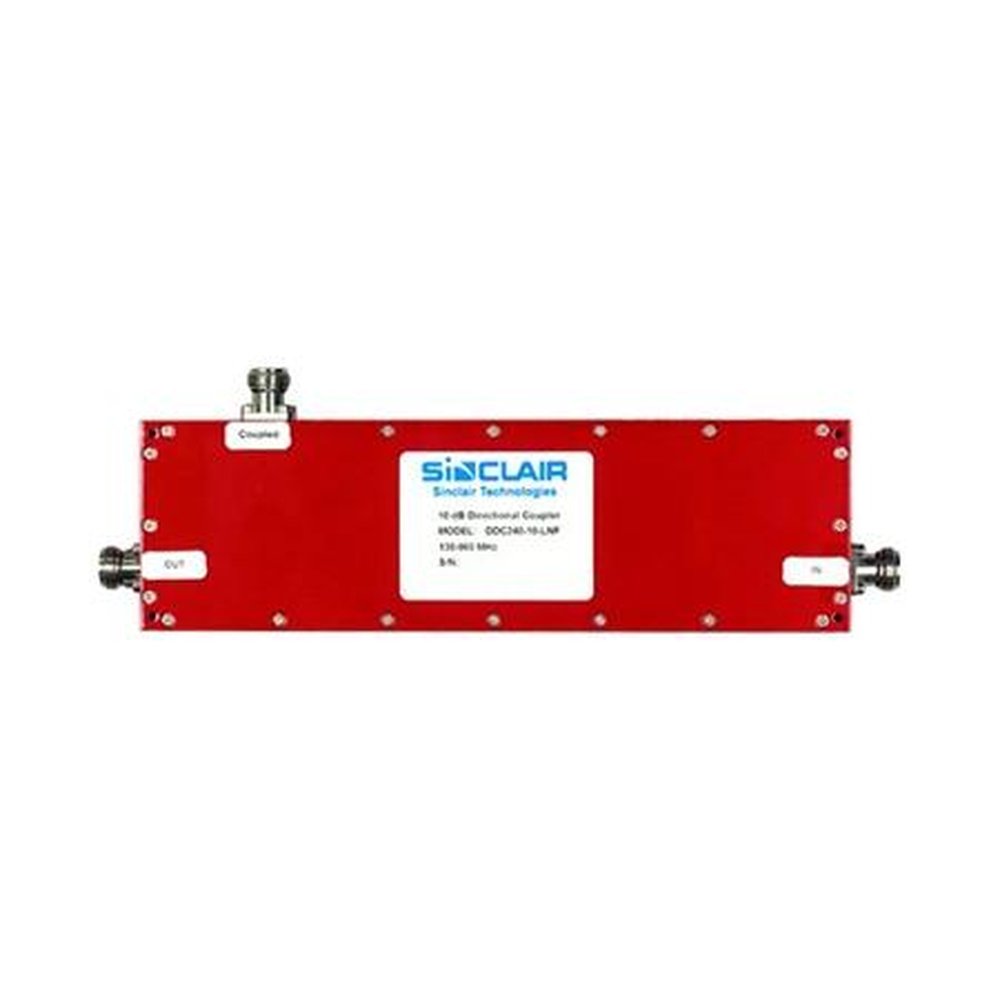 SINCLAIR DDC240-06-L4F 6dB Directional Coupler, 138-960 Mhz, -153 Dbc 4.3/F