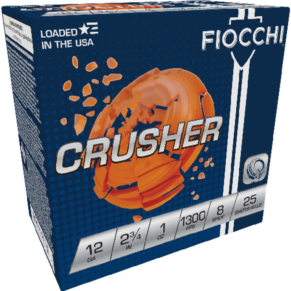 Fiocchi Exacta Target Crusher 12 GA 2 3/4" 8 Shot 25/Box