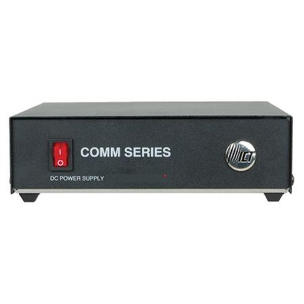 ICT ICT12-12 Comm Series DC Power Supply.100-130 VAC Input.13.8VDC Output.12 Amps Peak.7.1" Wide