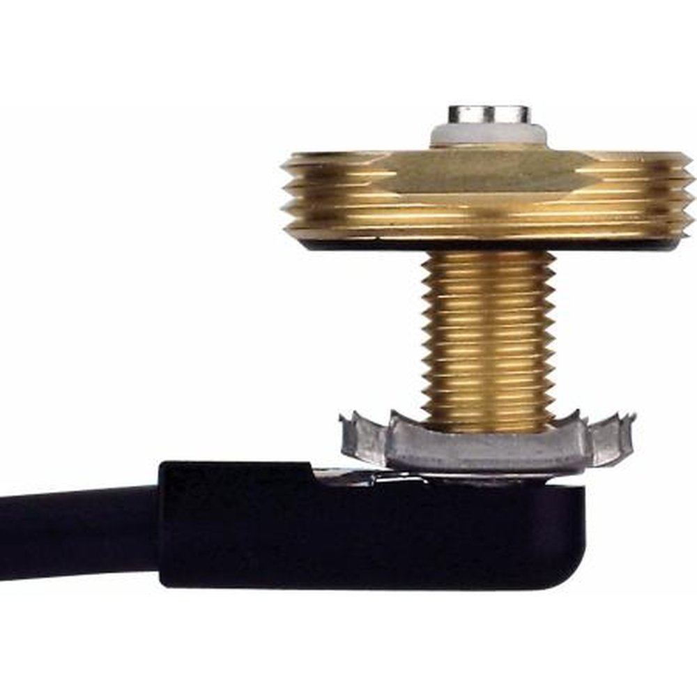 TE MABVT8 3/4" Brass Hole Mount for Surfaces Up to 1/2" Thick.Includes 17' RG-58A/U Cable.Order Connector Separately