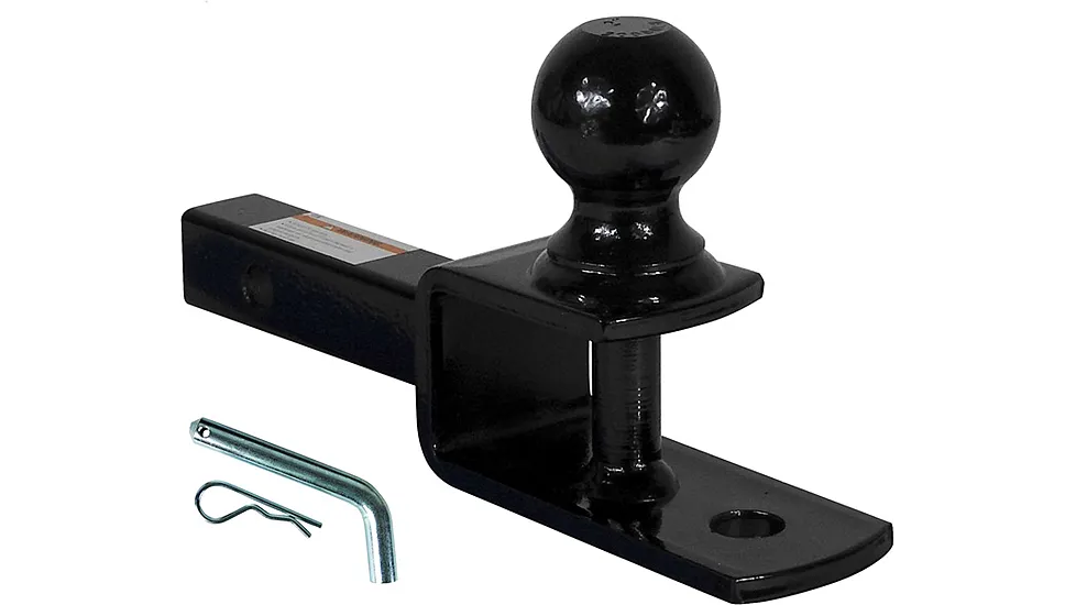 Extreme Max 3 In 1 ATV Ball Mount With 2" Ball 1 1/4" Solid Shank