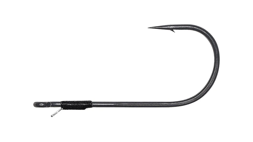 Owner Hooks Jungle Flipping Hook, Needle Point, Heavy Wire Closed Eye