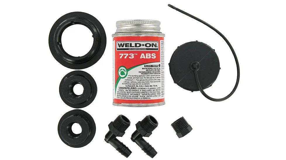 Valterra Abs Tank Fill Kit - Threaded Cap With Cement