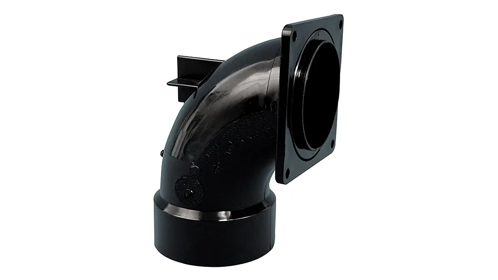 Valterra T1035-1 Flanged Valve Fitting 90 deg Ell 3in Hub x 3in Rotating Flange