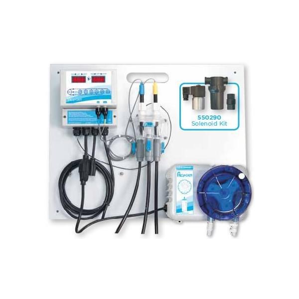 Rola-Chem - 554222 Ready-to-Mount ORP/pH Erosion Feeder Wall System