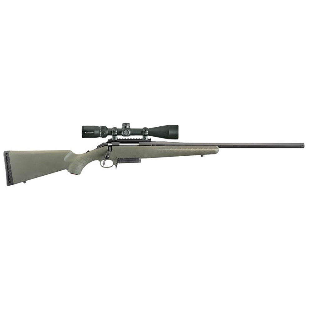 Ruger American 6.5 Creedmoor Rifle w/Vortex Crossfire II Riflescope 22" 3+1 Moss Green