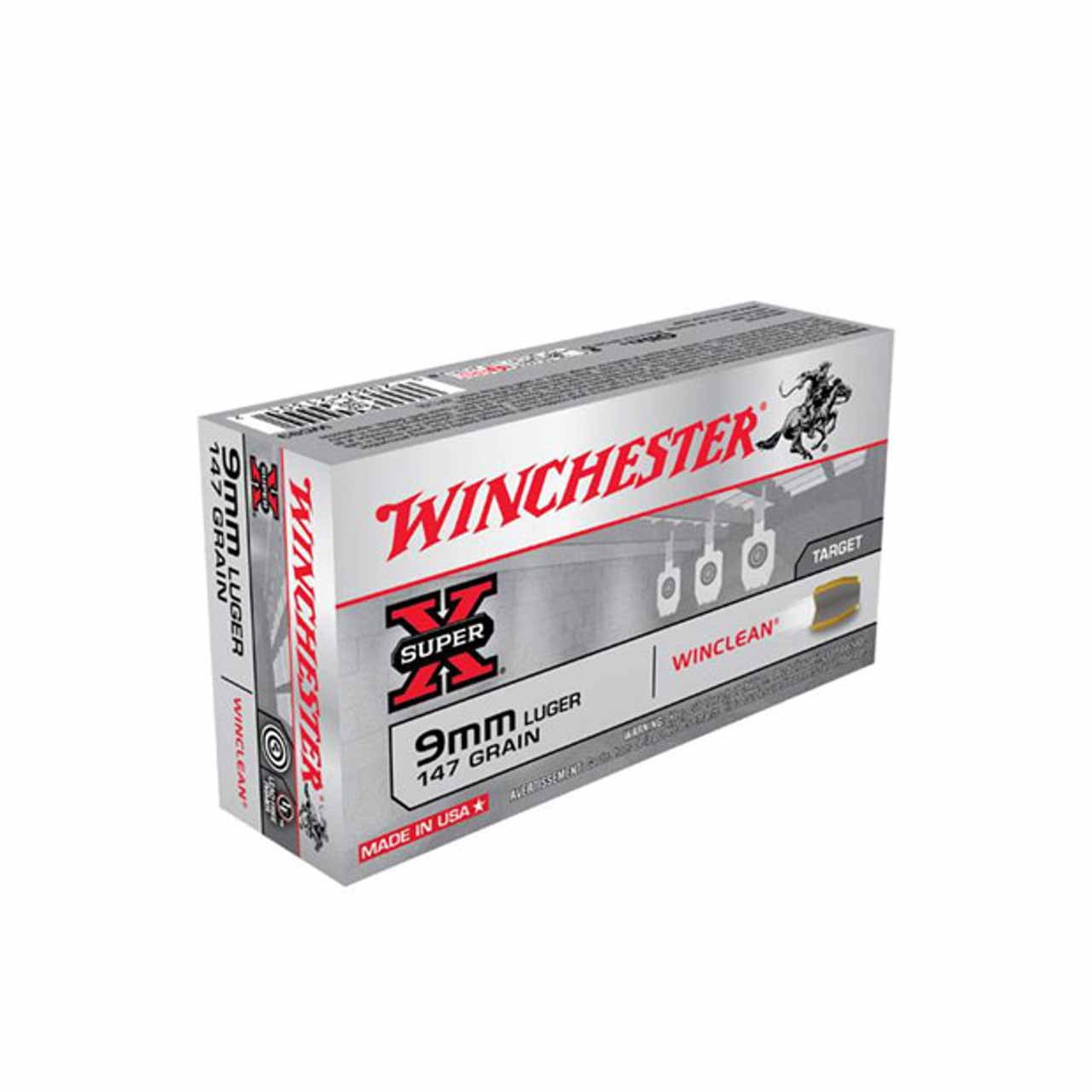 Winchester Win-clean 9mm 147gr 50rd - Box
