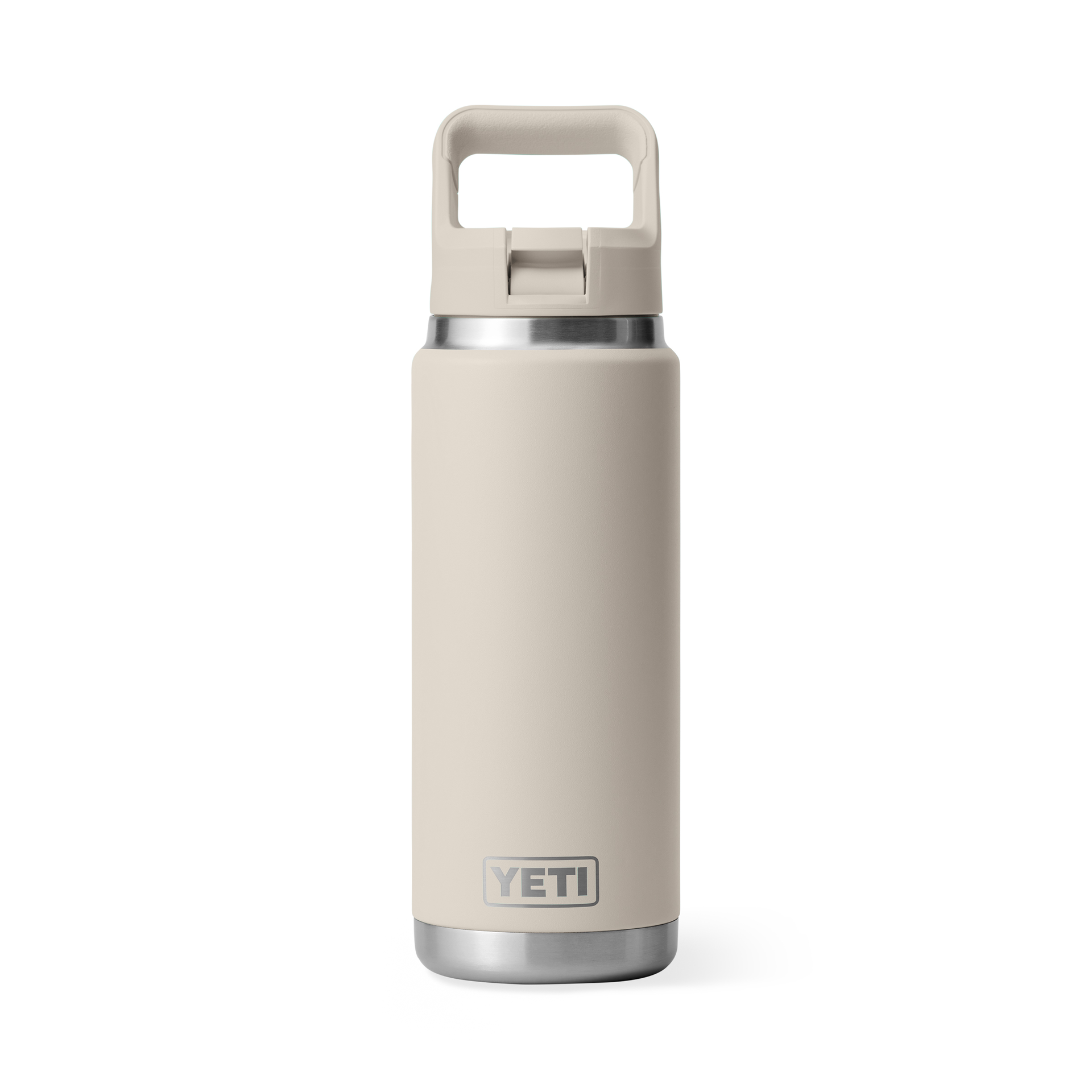 Yeti Rambler 26 oz. Water Bottle w/Color-Matched Straw Cap - Cape Taupe