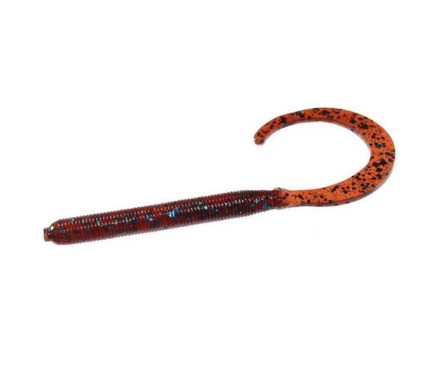 Zoom Curly Tail Worm - Moccasin Blue