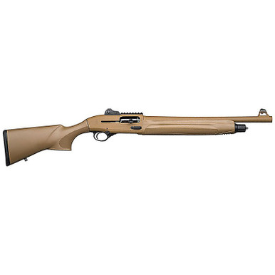 Beretta 1301 Tactical 12Ga 18.5" Barrel Flat Dark Earth Finish Synthetic Stock Fixed Cylinder 4Rd Ghost Ring Sight