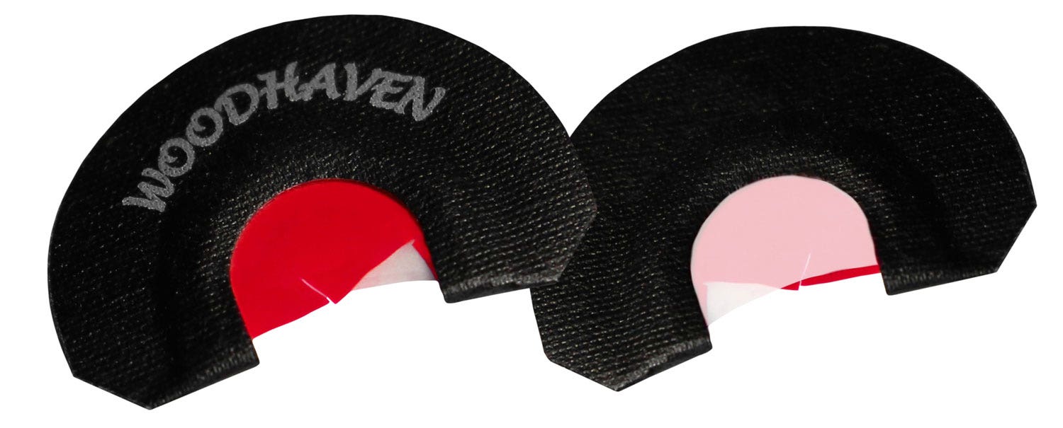 Woodhaven Red Ninja Reverse Hammer Diaphragm Call Triple Reed Attracts Turkeys