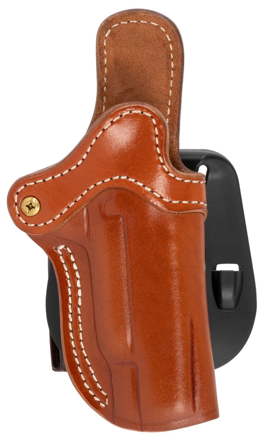 1791 Gunleather Optics Ready Paddle Holster OWB Classic Brown Leather Fits 1911 4"-5" Paddle Mount RH