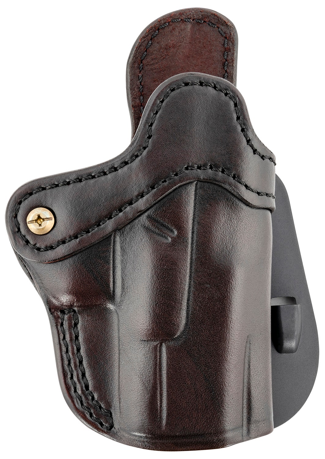 1791 Gunleather Optics Ready Paddle Holster OWB Signature Brown Leather Fits Glock 17/S&W Shield/Sprgfld XD9 Size 2.1 Paddle Mount RH