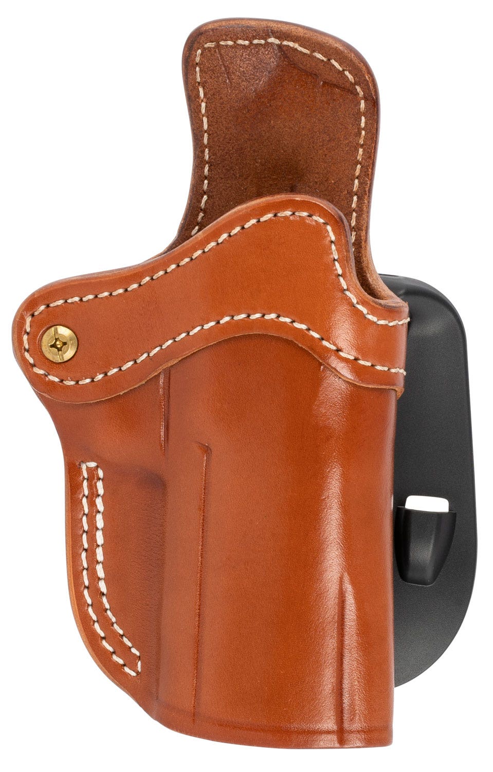 1791 Gunleather Optics Ready Paddle Holster OWB Classic Brown Leather Fits Sig P320/Springfield XD-M/Walther PPQ Size 2.4 Paddle Mount RH