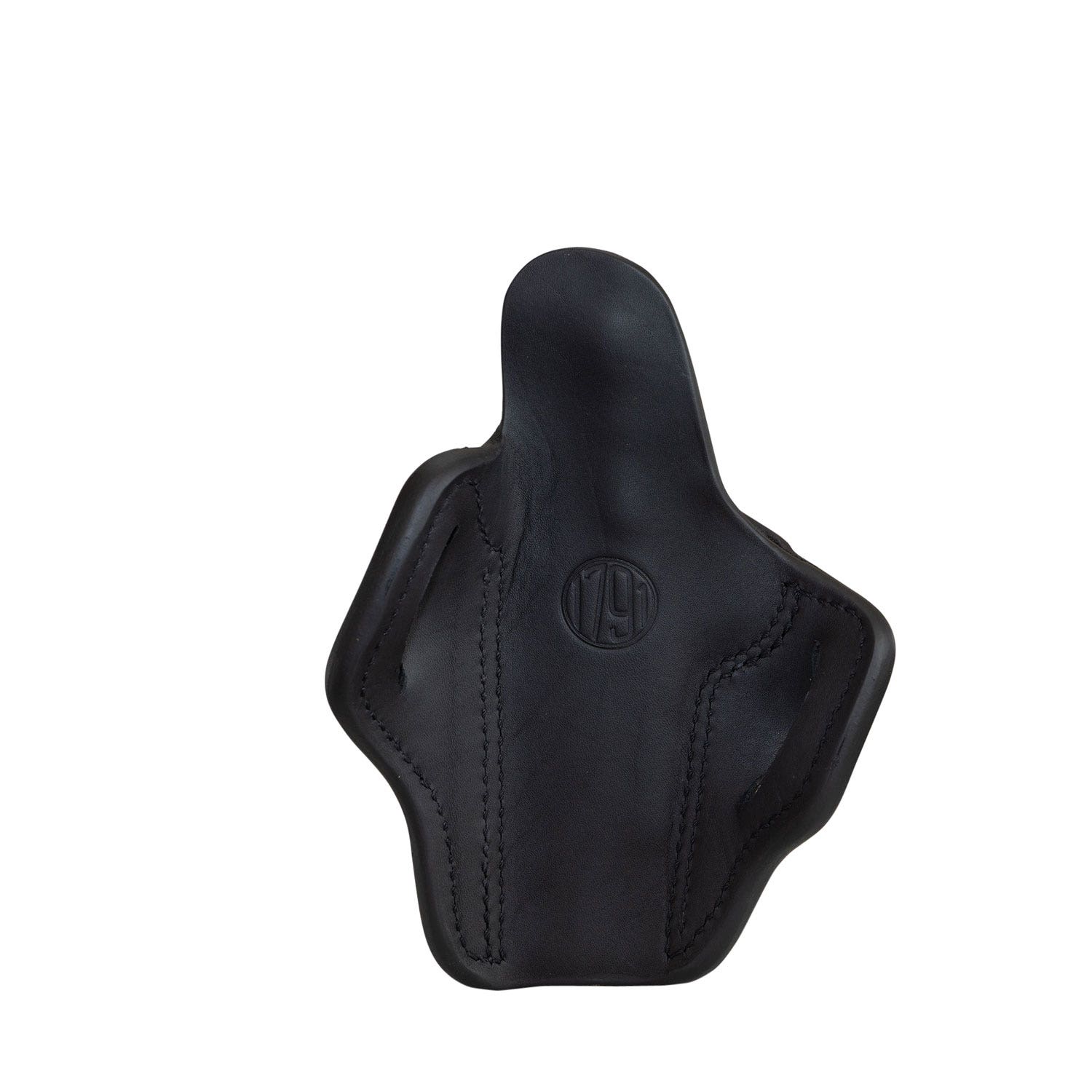 1791 Gunleather Optics Ready BH1 OWB Stealth Black Leather Fits 1911 4"-5" Belt Slide Mount RH