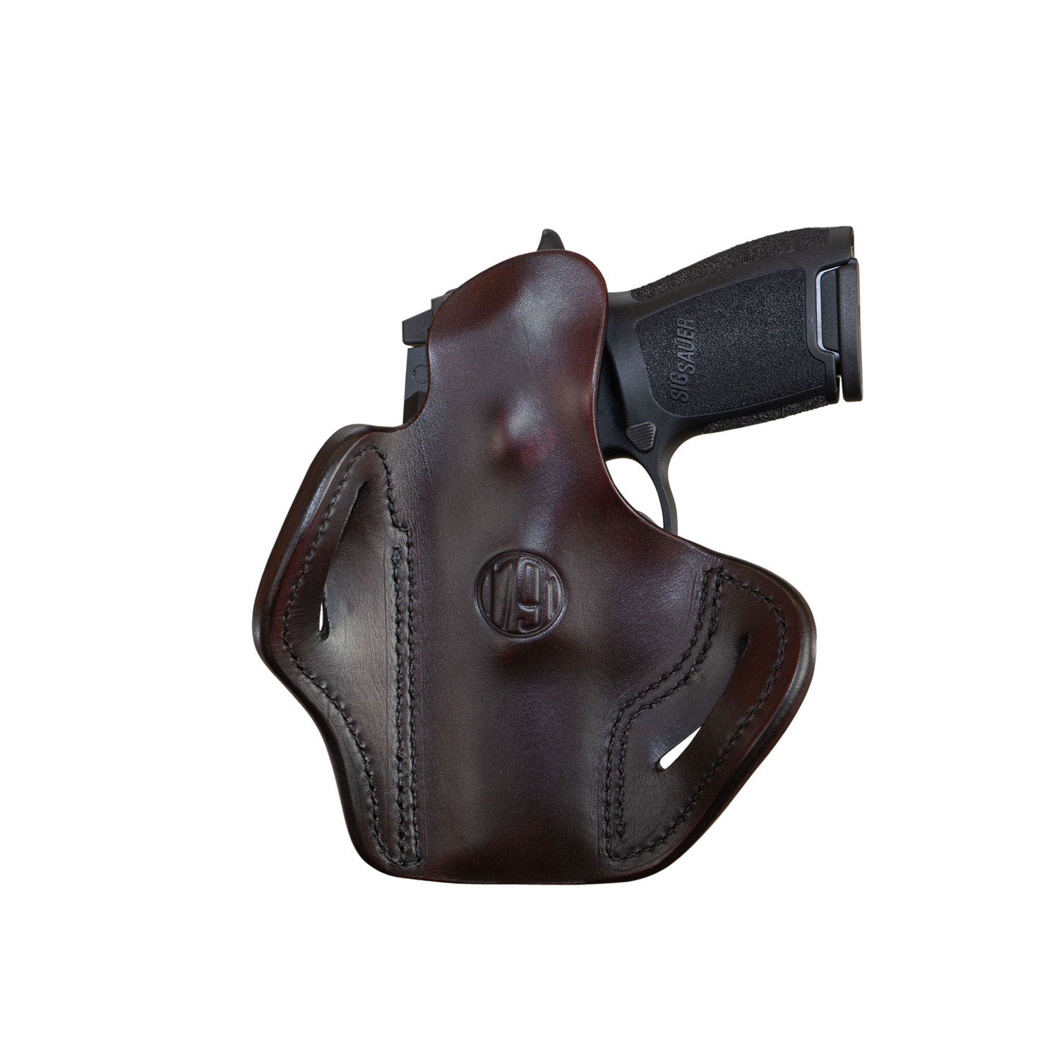 1791 Gunleather Optics Ready BH2.4S OWB Signature Brown Leather Fits HK VP9 SK/FN 509 Size 2.4S Belt Slide Mount RH