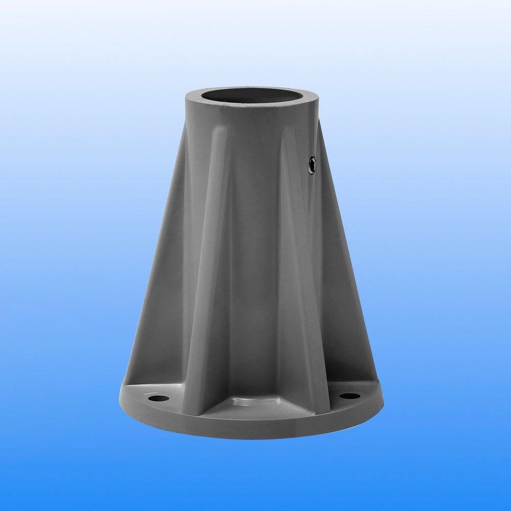 Saftron - 6" Surface Mounting Base - Graphite Gray