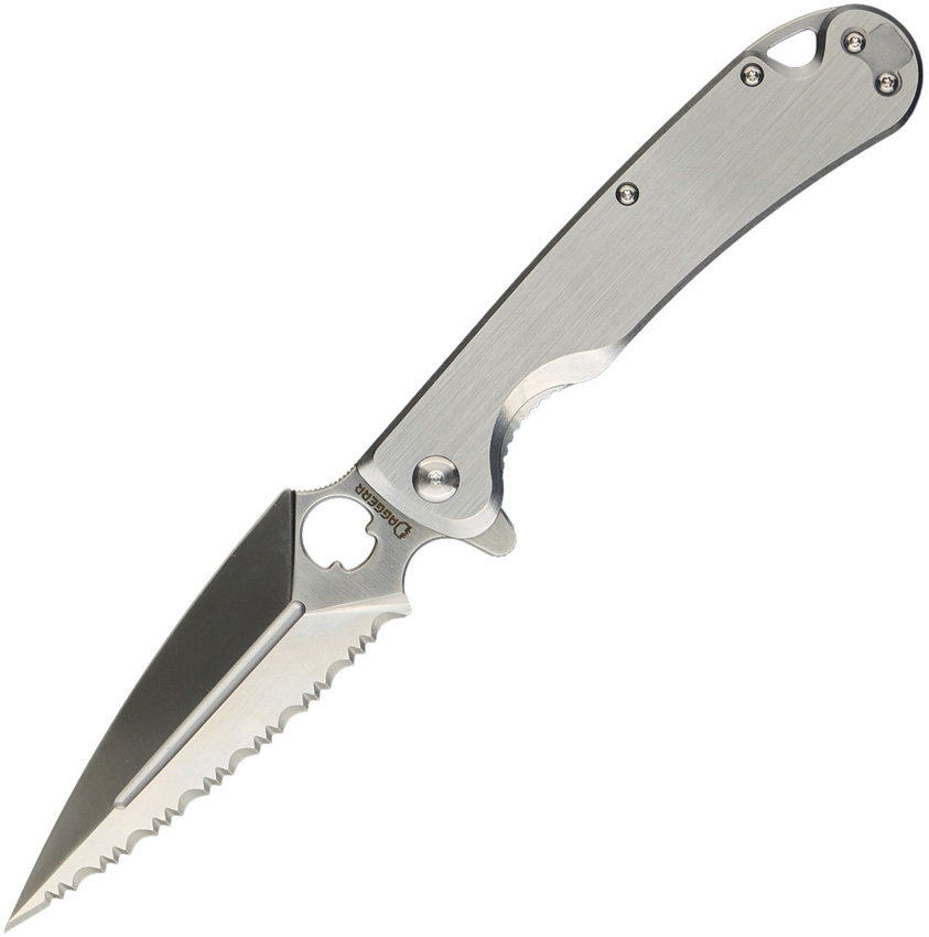 Daggerr Arrow Framelock Pocket Knife Serrated - DGRF21FSSS