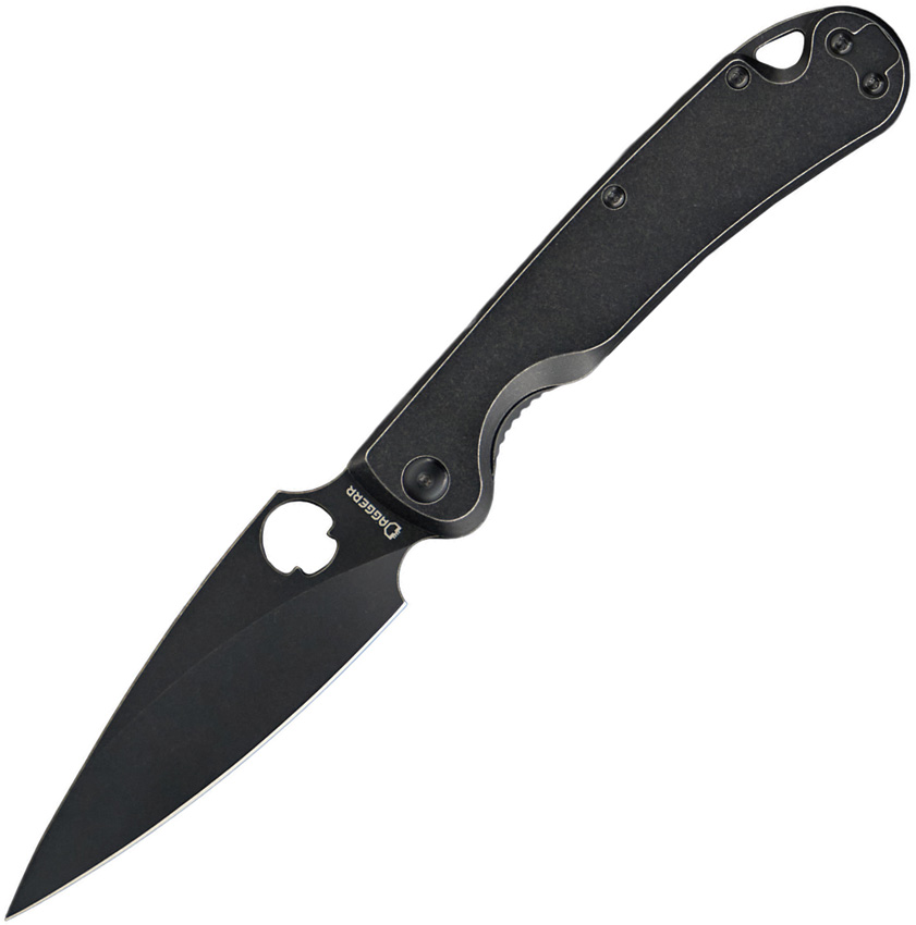 Daggerr Zhalo Framelock Pocket Knife Black - DGRF22FBBN