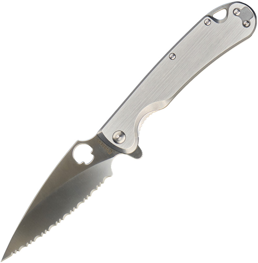 Daggerr Zhalo Framelock Pocket Knife Serrated - DGRF22FSSS
