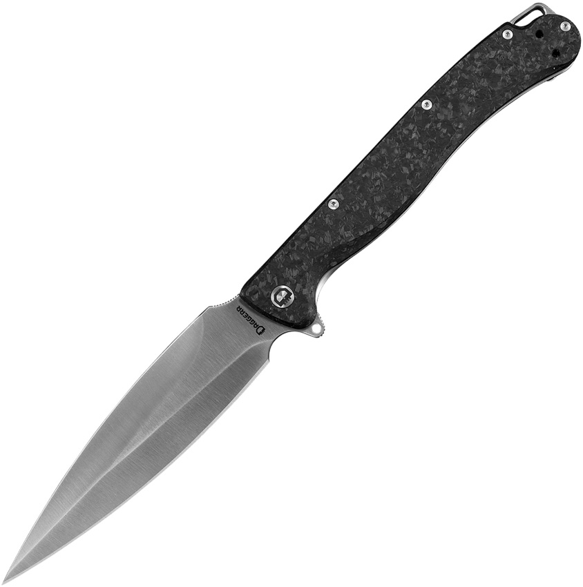 Daggerr Vendetta Chaotic Framelock Pocket Knife - DGRVDCFST