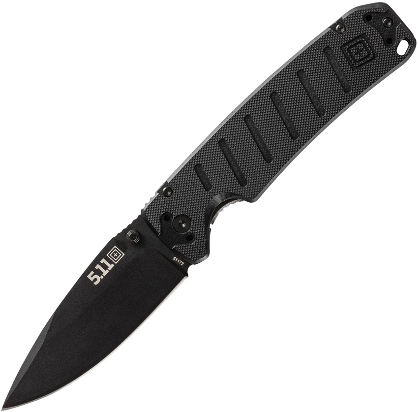 5.11 Tactical Ryker Framelock Pocket Knife Black - FTL51172