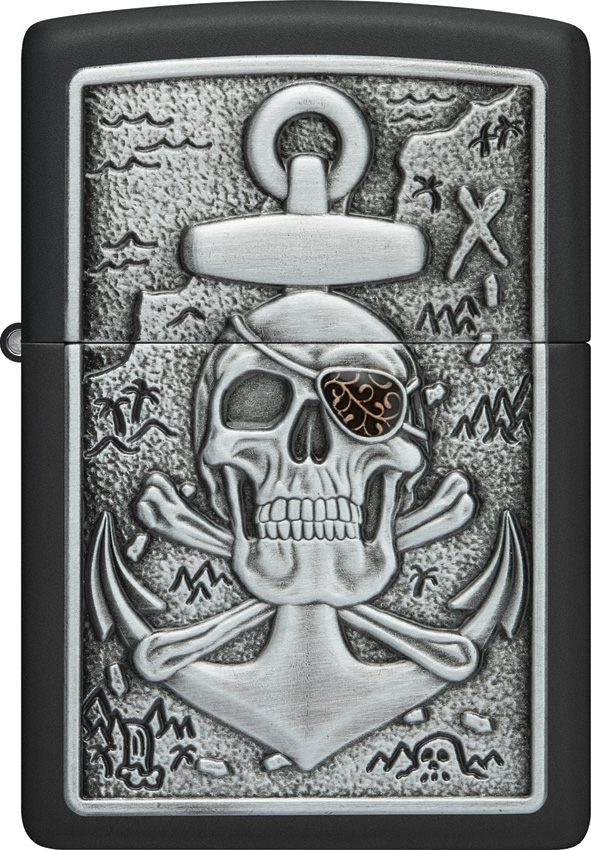 Zippo Skull Anchor Lighter - ZO72439