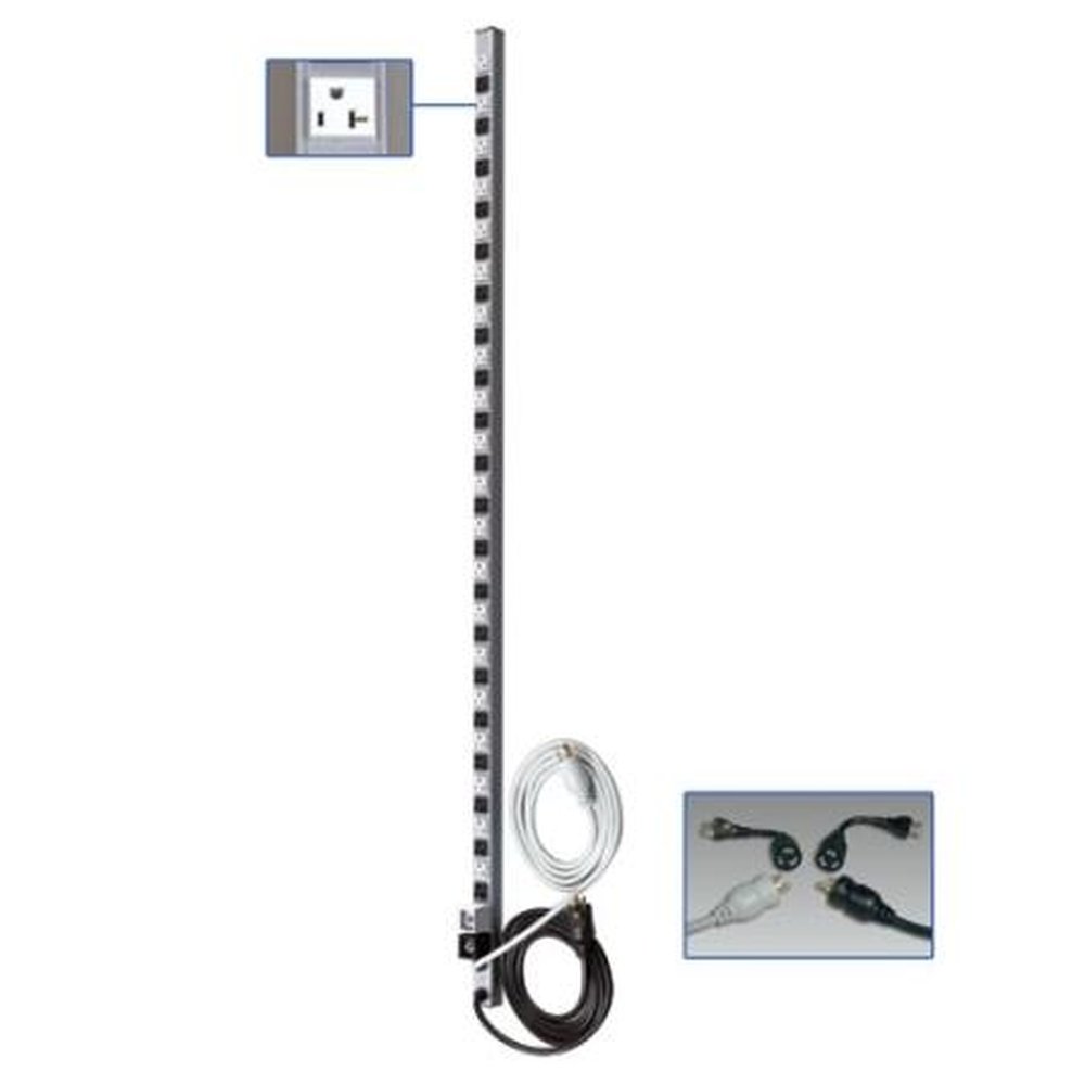 10' PDU40TDUAL 3.8kW Single-Phase Dual Circuit Pdu, 120V 40A