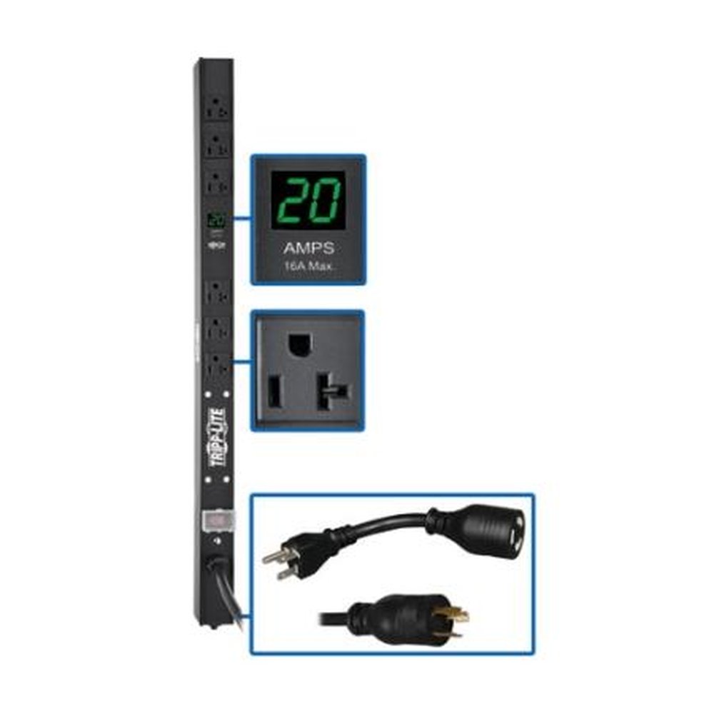 1.9kW PDUMV20-24 Single-Phase Metered Pdu, 120V Outlets 24"